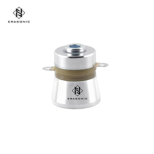 ERASONIC Ultrasonic Transducer 40Khz 25W 60W 100W Cleaning Transducer Yellow Ceramics With Hole