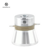 Yellow Ceramics Ultrasonic Transducer With Hole 28KHZ 120W For Cleaning