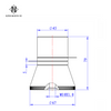 High Frequency Ultrasonic Transducer 25K 100W For Cleaning