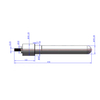 Fully immersed titanium alloy ultrasonic vibrator