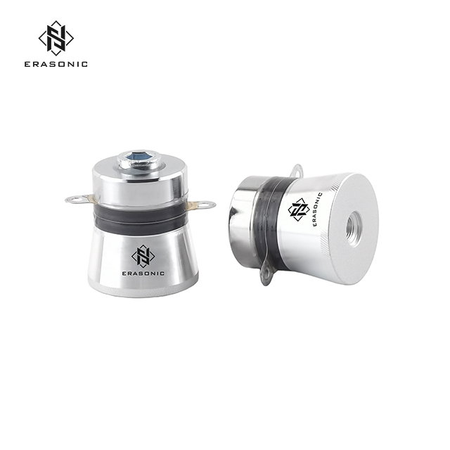 Power 60W 40Khz Ultrasonic Cleaning Transducer Black Ceramics With Hole