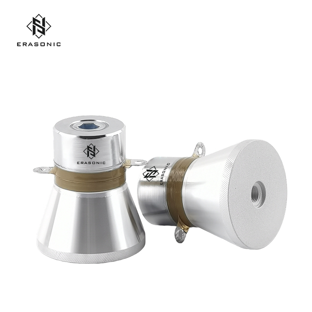High Frequency Yellow Ceramics 28KHZ 60W Ultrasonic Transducer