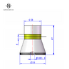 High Frequency Yellow Ceramics 28KHZ 60W Ultrasonic Transducer