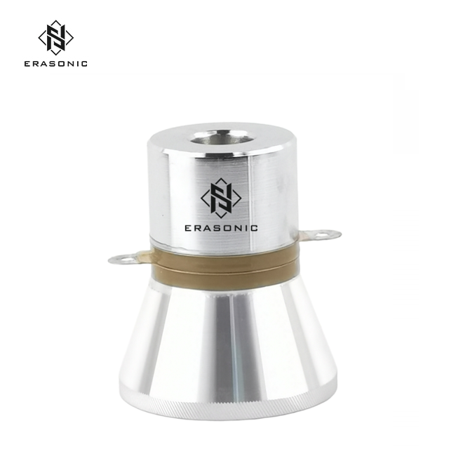 High Frequency Ultrasonic Cleaning Transducer 25Khz 100W Yellow Cermics