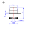 ERASONIC 53Khz 30W Ultrasonic Cleaner Column Trabnsducer For Cleaning