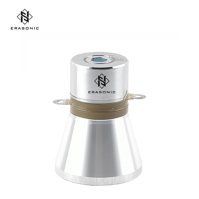 High Frequency Ultrasonic Cleaning Transducer 25K 60W Yellow Ceramics